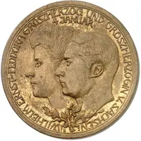 3 Mark - William Ernest Duke's Marriage - Pattern