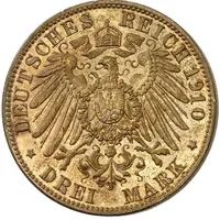 3 Mark - William Ernest Duke's Marriage - Pattern