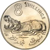 8 Shillings - Elizabeth II 2nd Portrait, Silver Proof Issue