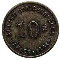 10 Cents - Allied Officers Club Naples