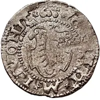 1 Schilling - Gotthard Kettler Reval, bumpy bottom with falling and sharp sides