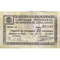 25 Céntimos Rubielos de Mora