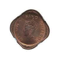1/2 Anna - George VI Copper Pattern