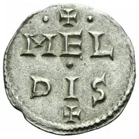 Denier - Charles II Meaux mint, CARLVS REX