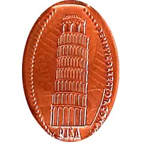 Elongated coin - Tower of Pisa - Pisa