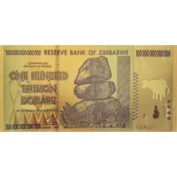 100 000 000 000 000 Dollars Gold Note
