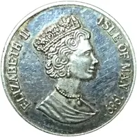 2 Pesos - Elizabeth II Replica