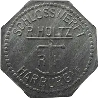 10 Pfennig - Harburg Schlosswerft R. Holtz