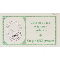 2 Pesetas Llardecans
