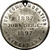 Medal - Victoria Diamond Jubilee, John Orr & Co.