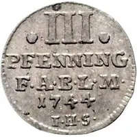 3 Pfenning - Victor II Frederick
