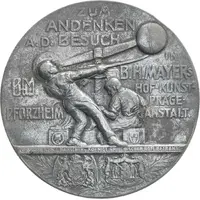 Visit of General fieldmarshall Paul von Hindenburg at the B. H. Mayer mint