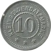 10 Pfennigs - Gatersleben Zuckerfabrik