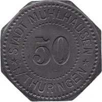 50 Pfennig - Mühlhausen in Thüringen