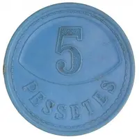 5 Pesetas - Cooperativa La Unió