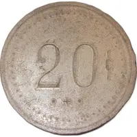 20 Centavos The Colorado Nitrate Company - Oficina Carmen Bajo