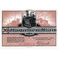 20 000 000 Mark Braunkohlenwerke Borna