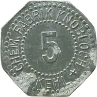 5 Pfennigs - Kehl Chem. Fabrik Knobloch