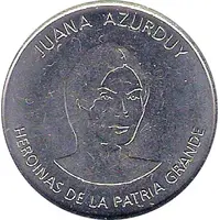 Token - Heroinas de la Patria Grande Juana Azurduy