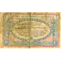 1 Franc - Chambre de Commerce de Marseille 13