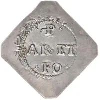 5 Stuivers text on reverse