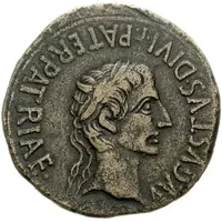 As - Augustus MVN AVGVSTA BILBILIS L COR CALIDO L SEMP RVTILO II VIR