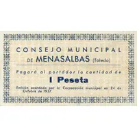1 Peseta Menasalbas