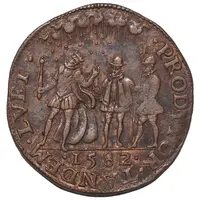 Rekenpenning mislukte aanslag op Willem van Oranje