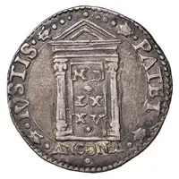 1 Testone - Gregorius XIII Jubilee