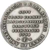 1/2 Thaler - Charles Louis Holzappeler Ausbeute