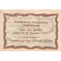 20 Heller Zeiselmauer