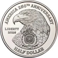 1/2 Dollar - Charles III Proclaim Liberty