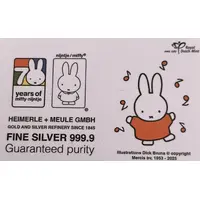 Bar - 70 Years Miffy-Nijntje 1 Gram Silver Bar in finecard