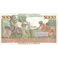 5000 Francs 'Département de la Réunion'
