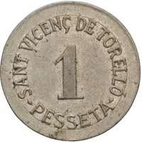 1 Peseta - Cooperativa Obrera La Fraternitat