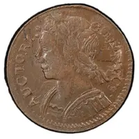 1/2 Penny - Copper 'MB Left, over 1877 or 1887'