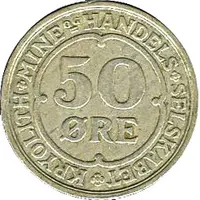 50 Øre Ivigtut Cryolite Mining