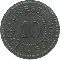 10 Pfennigs - Hörde Glückaufsegen