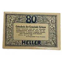 80 Heller Grünau