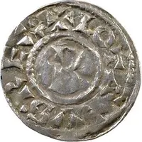 Denier - Lothair II Chalon mint