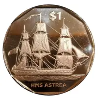 1 Dollar - Elizabeth II HMS Astrea