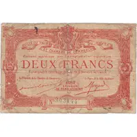 2 Francs Ville et Chambre de Commerce du Havre [76]