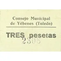 3 Pesetas Yébenes