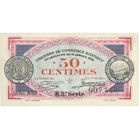 50 Centimes - Chamber of Commerce of Annecy