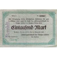 1000 Mark Hüttengesellschaft der Rothen Erden