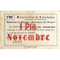 1 Peseta El Vendrell