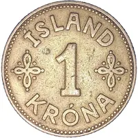 1 Króna - Christian X