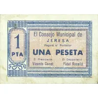 1 Peseta Jeresa