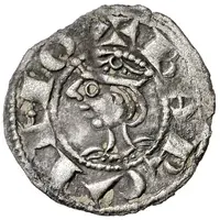 Denier - James I Barcelona, long neck