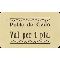 1 Peseta Cedó